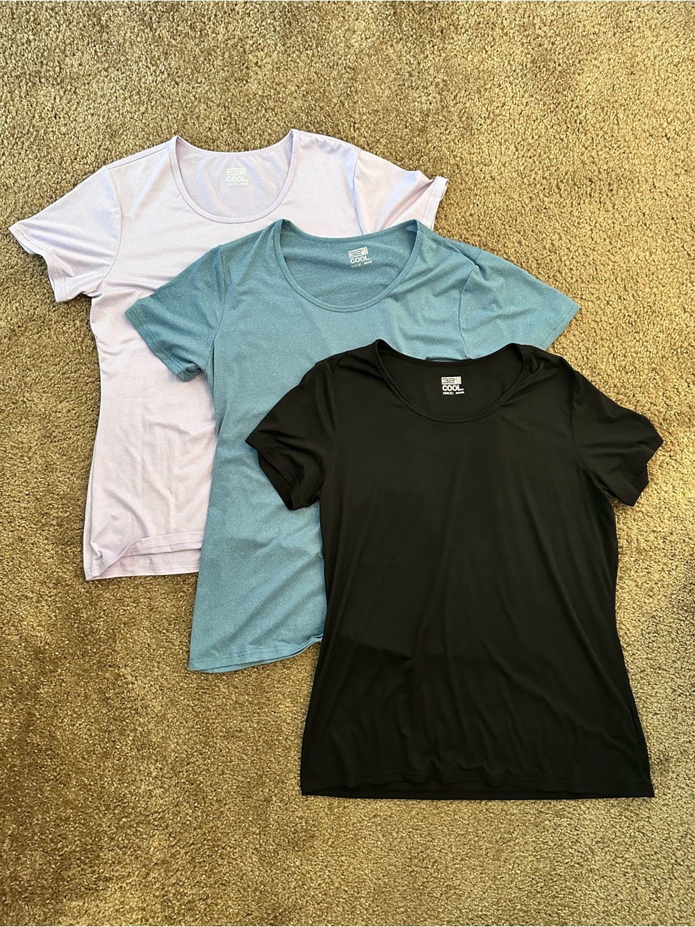 Cool Comfort Women's Short Sleeve Tee - Black, Blue, Lavender